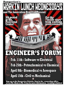 The engineers forum will be held starting February 11th (rangeview.aurorak12.org)