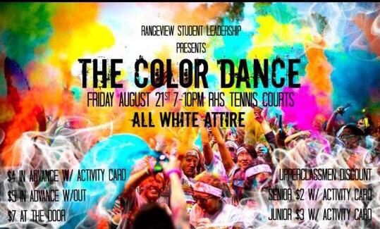 The Color Dance (Rangeview Twitter- @RHSExcellence)