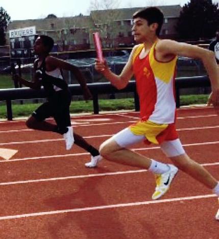 Track sprints out of the blocks