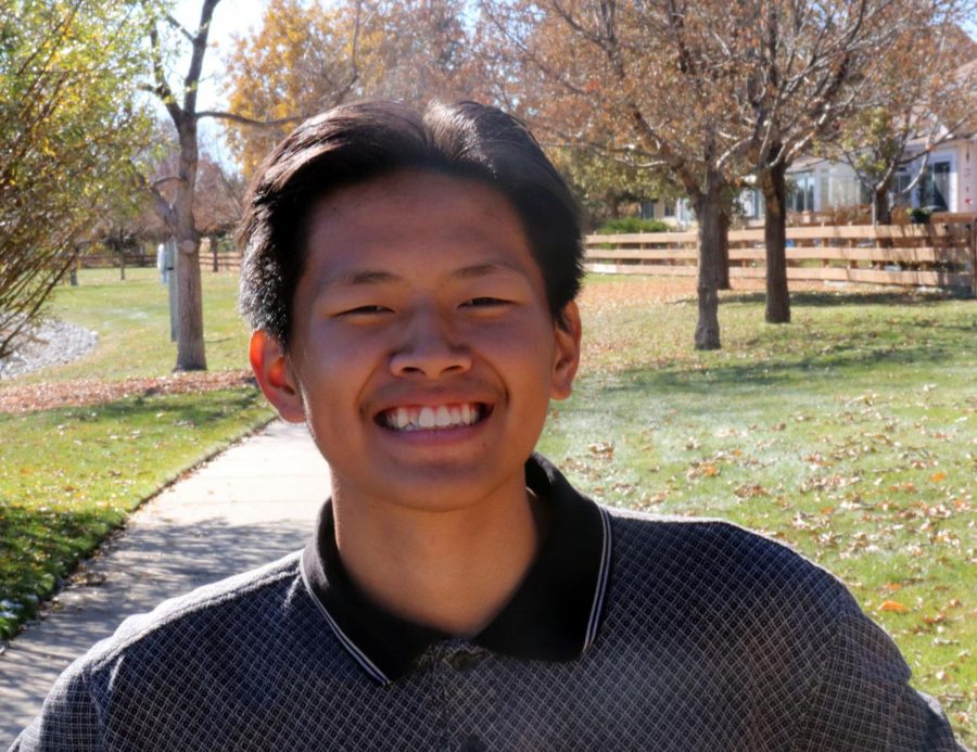 Feature Photo by: Nathan Berhe - Eric Huynh, opinion editor, smiles for his senior photo.