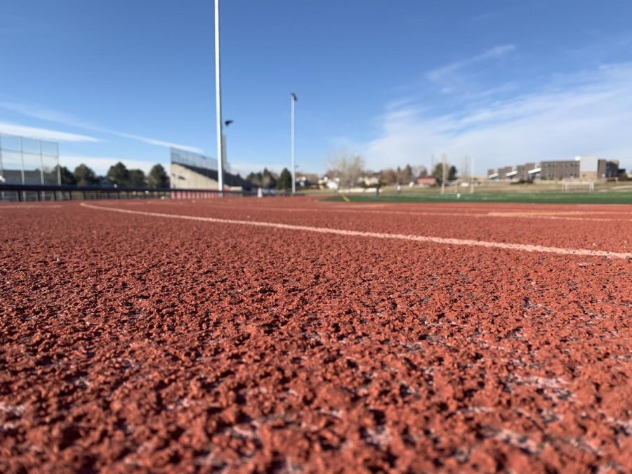 Many gym classes start with a couple laps around the track to warm up. (Caroline Smith)