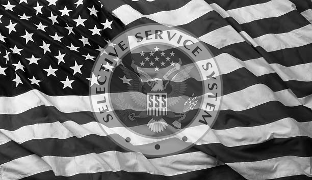 The United States Selective Service System is the name given to the United States Draft. The Draft is a system of conscription where boys can be drafted into military service in times of major conflict. (Image edited in Photoshop by Dylan Tressider. Original photos used: American Flag , SSS Seal)