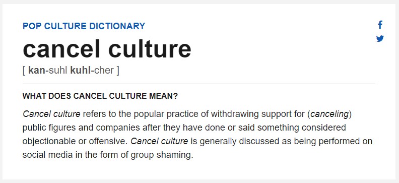 cancel culture essay conclusion