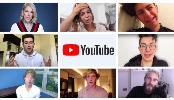 A mood board of popular YouTube apology videos. (websinz on Tumblr)