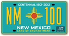 New mexico deals licence plates