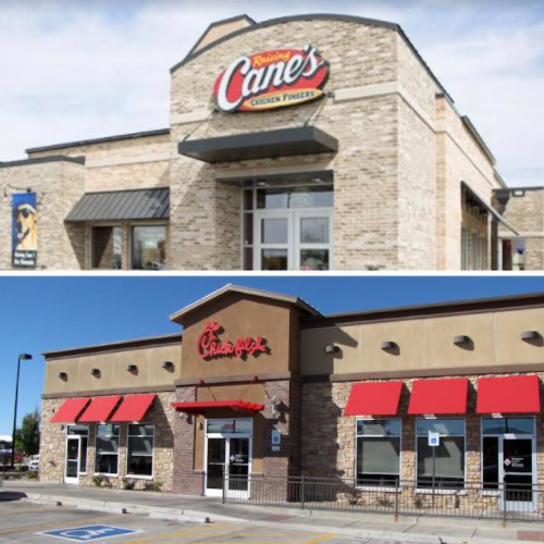 Raising Cane’s and Chick-fil-A