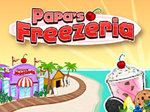 Papa's Freezeria - serve desserts in record time at GoGy games