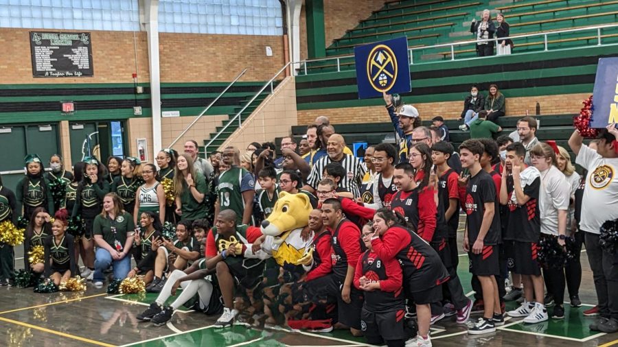 Denver Nuggets Show Their Support at the Trojans v. Raiders Unified Basketball Game