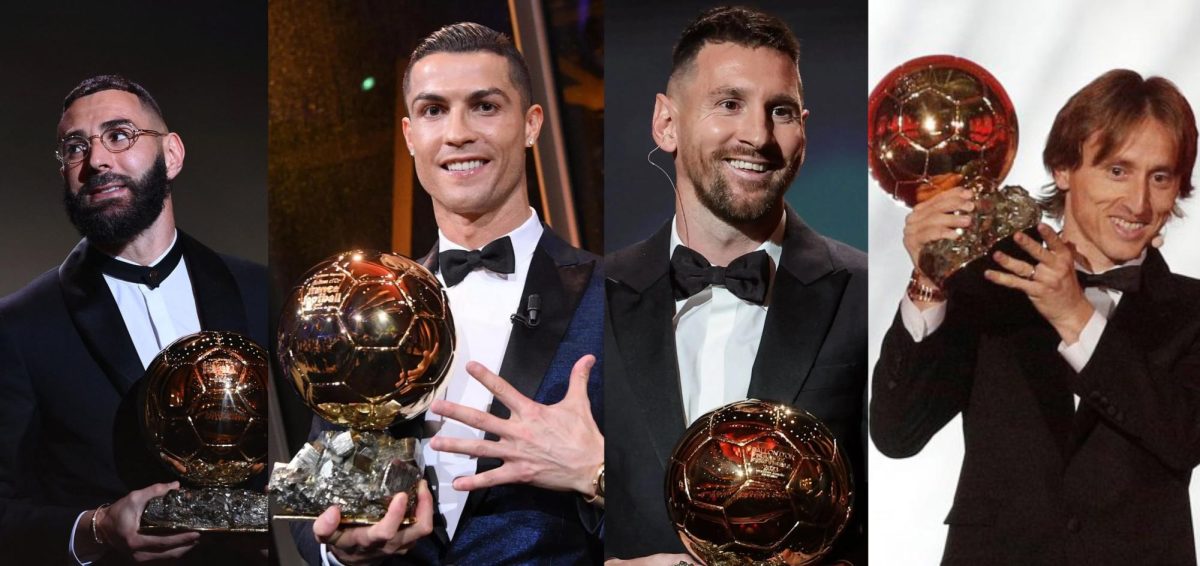 Karim Benzema, Cristiano Ronaldo, Lionel Messi, Luka Modric