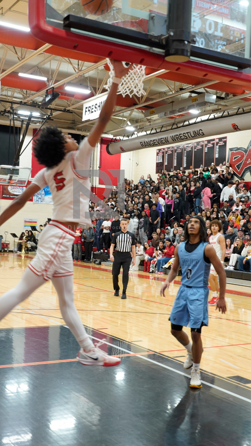 Rangeview defeated rival Vista Peak 74-40 in their regular season finale.