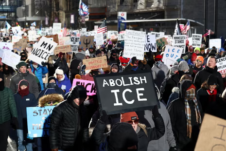 School-wide Walkout in Protest of Recent ICE Shootings